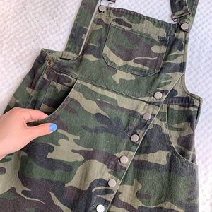 MOD camo overalls dress
